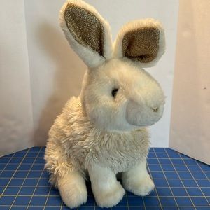 Geoffrey’s Toy Box Gold Glitter Rabbit Plush Easter Bunny Stuffed Animal 2022
